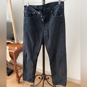 Vintage Levi’s black jeans